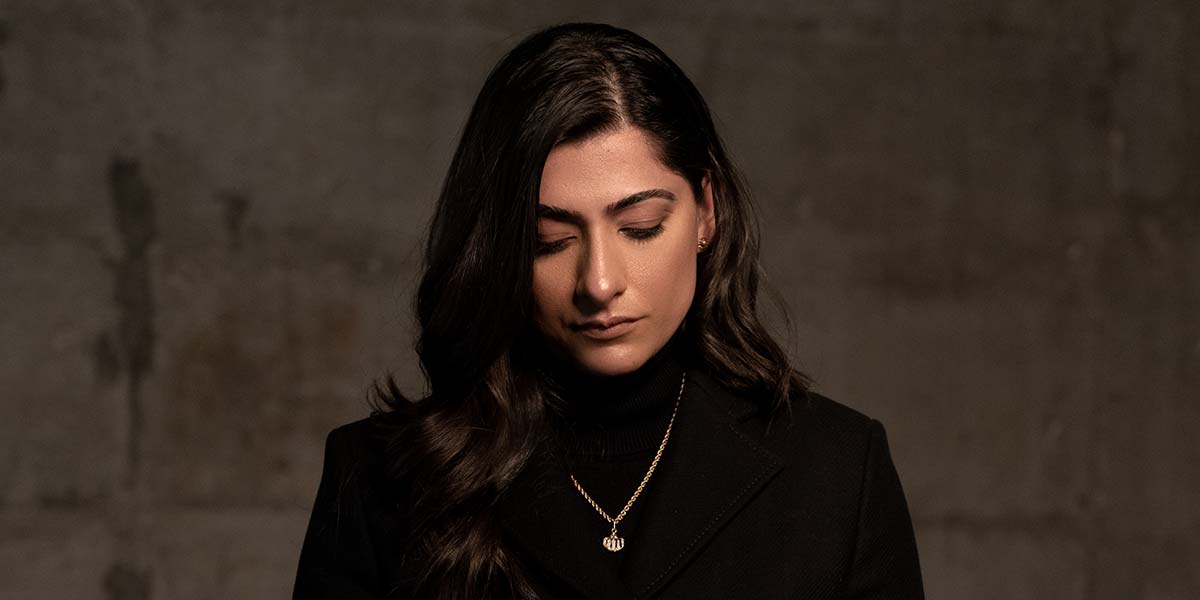 Sana Mir Standing Still while posing during a photoshoot